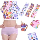 Многоразовые бамбуковые салфетки моющийся санитарный, впитывающие многоразовые прокладки для трусиков с цветочным принтом, Моющиеся Прокладки тканевые менструальные прокладки