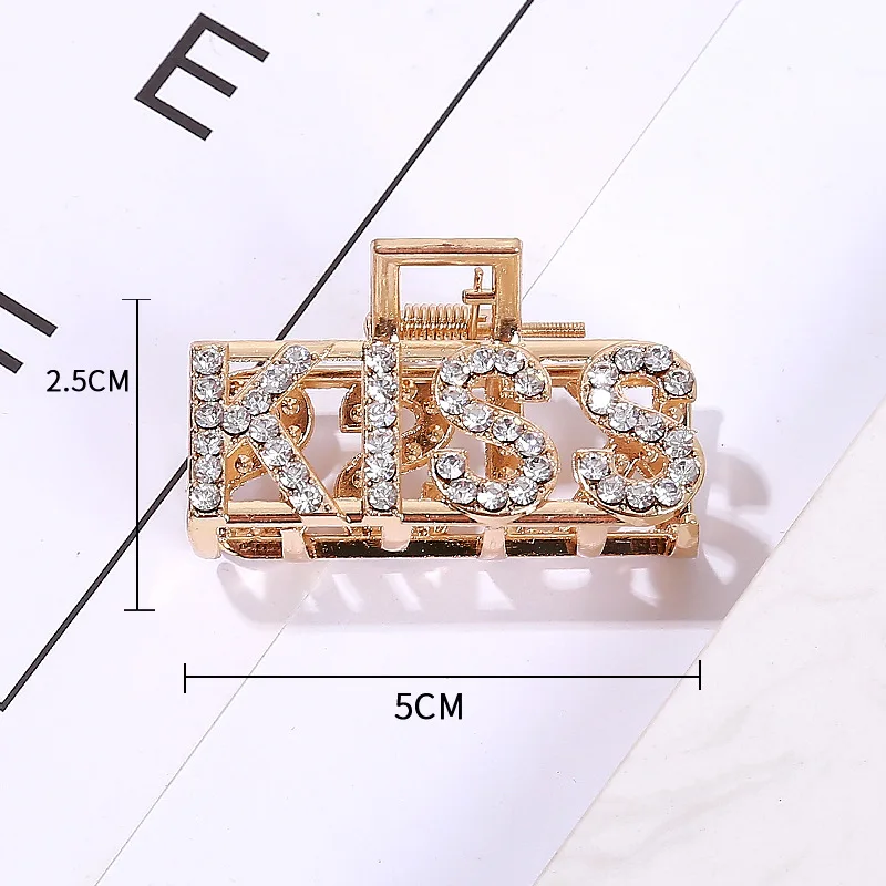 Новые женские заколки для волос с надписью заколка краб жемчужный зажим босса