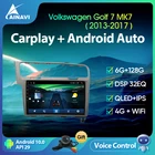 Автомагнитола Ainavi 2din, Android 10,0, 8 ядер, QLED, для Volkswagen Golf 7 MK7 2013-2017
