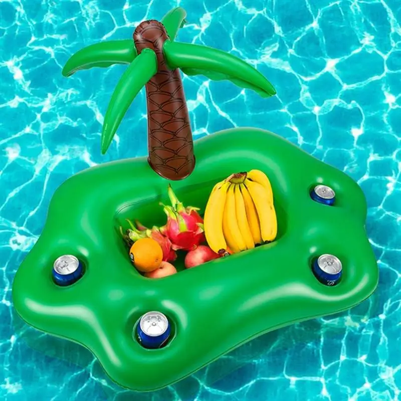 Надувной бассейн плавать держатель для напитков пива охладитель воздуха