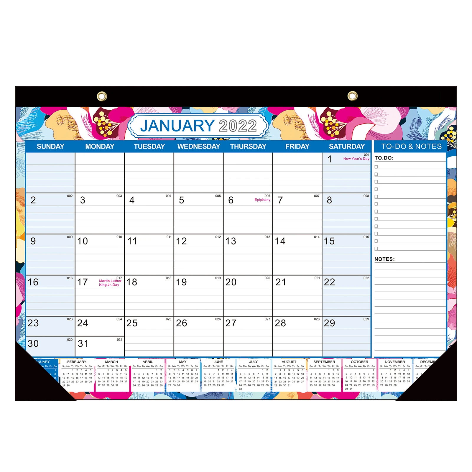 

2021-2022 Desk Calendar 18 Months Large Monthly Desk Calendar July 2021 December 2022 For Home Office