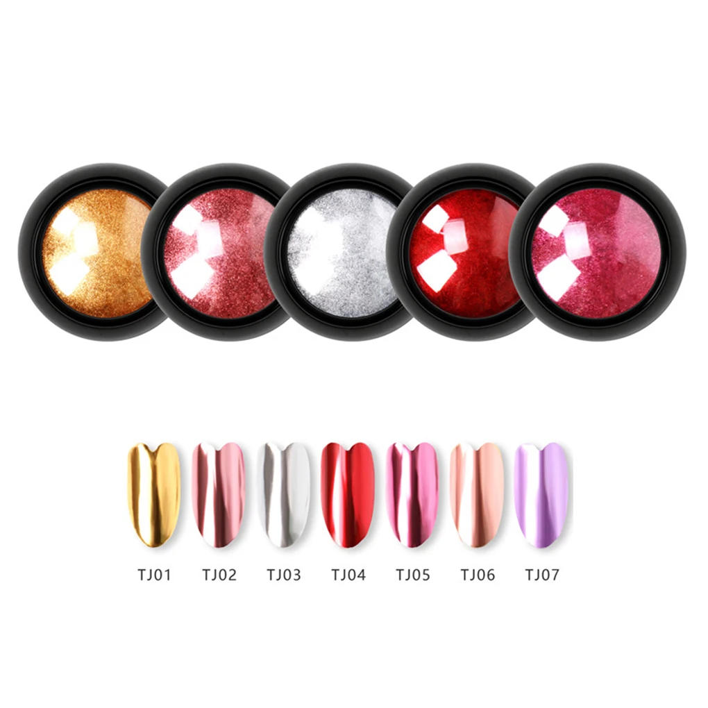 Блестящий лак с зеркальным эффектом для ногтей пудра дизайна декоративная Пыль