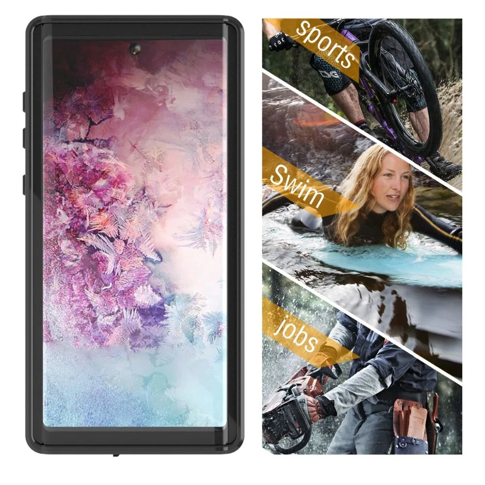 IP68 Водонепроницаемый чехол для samsung Note 10 10 Plus Чехол подводный дайвинг водонепроницаемый пылезащитный чехол для samsung Note 10 Plus