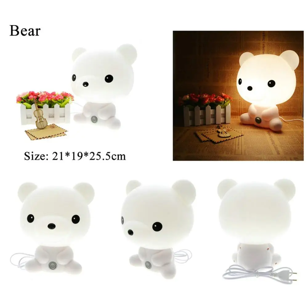 Милый детский светодиодный ночник из АБС-пластика с рисунком панды домашний