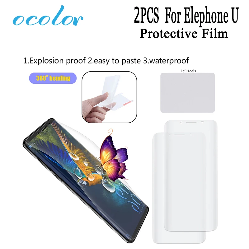 Ocolor 2 шт для Elephone U Pro противовзрывная защитная пленка защитная замена без стекла Защита экрана для Elephone U пленка
