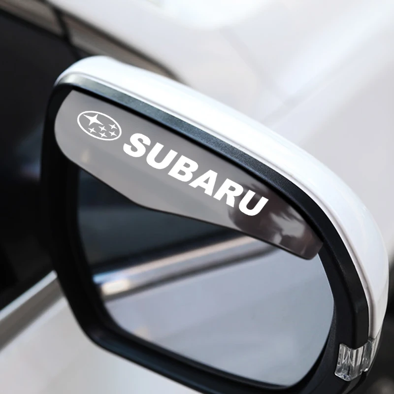 

2PCS Car Rearview Mirror Rain Eyebrow Sun Visor Universal Styling For SUBARU FORESTER OUTBACK XV BRZ Impreza STI Tribeca LEGACY