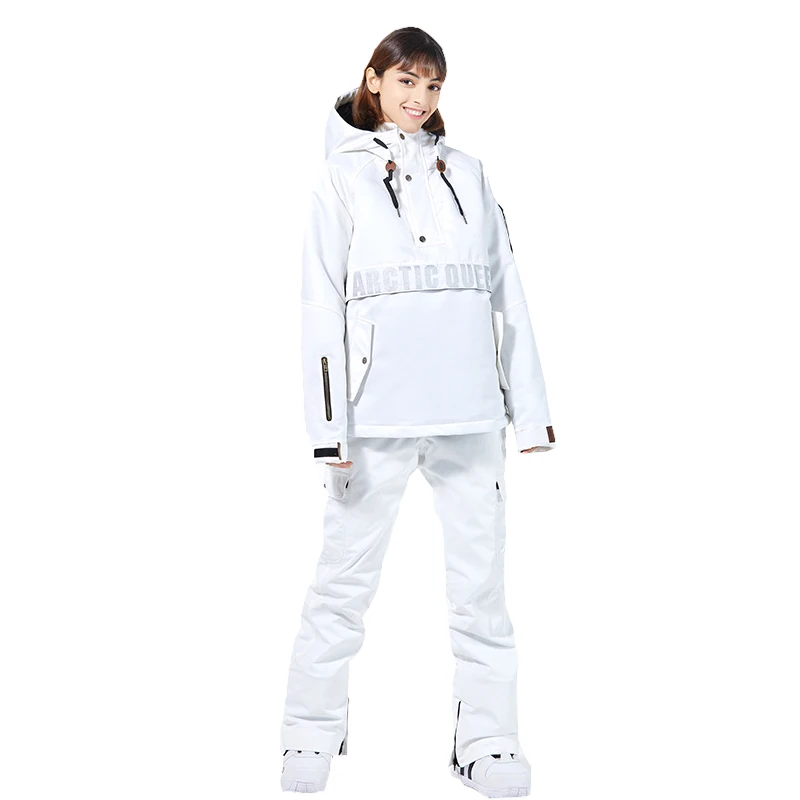 Ski Suit For Women Warm Snowboard Jacket and Ski Pants Winter Outerwear High Quality Waterproof Ski Jacket Outdoor Snow Coat