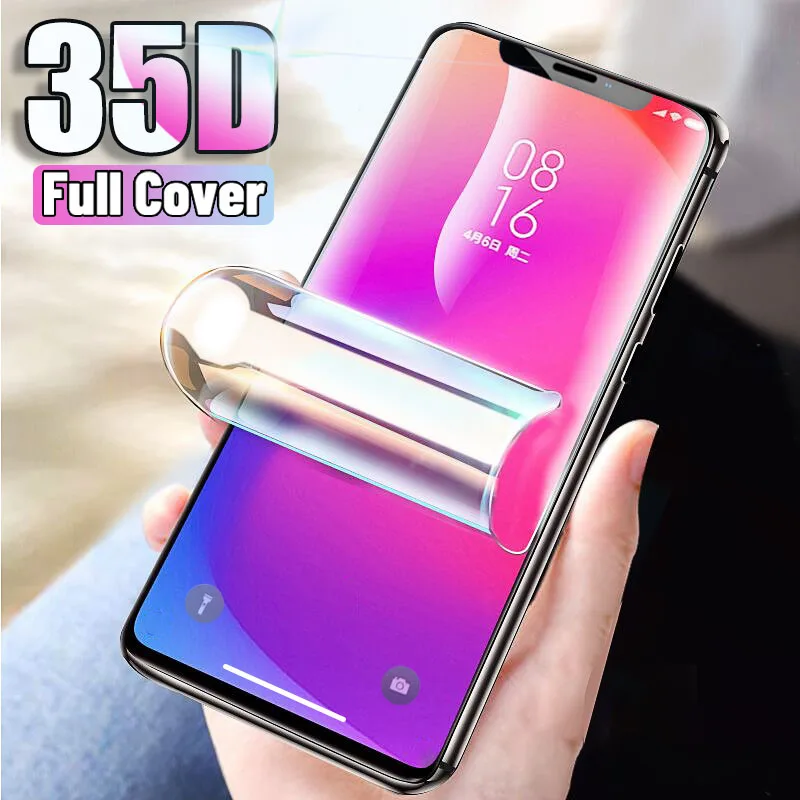 Гидрогелевая пленка 35d с полным покрытием для Iphone 7 Plus защитная 8 6 6s X Xr Xs 11 Pro Max без
