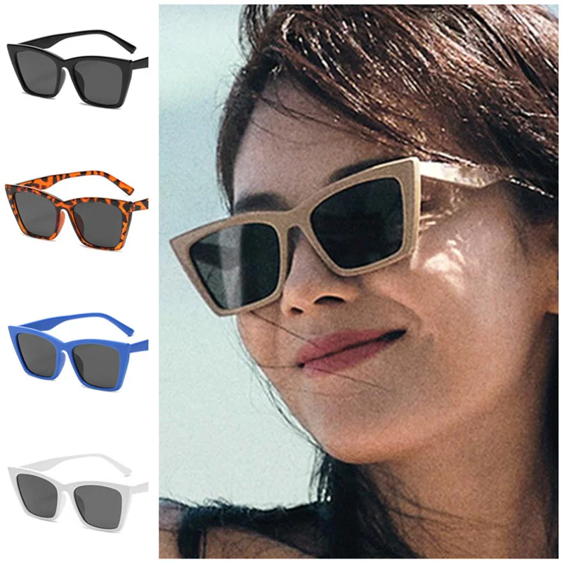 

Fashion Sunglasses Unisex Sun Glasses Simplicity Cat Eye Adumbral Anti-UV Spectacles Oversize Frame Eyeglasses Ornamenta A++