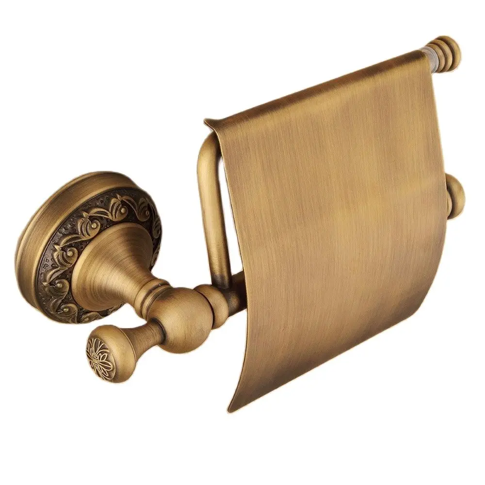 

Antique Brass Paper Towel Rack Europe Style Bathroom Paper Holder European Toilet Paper holder