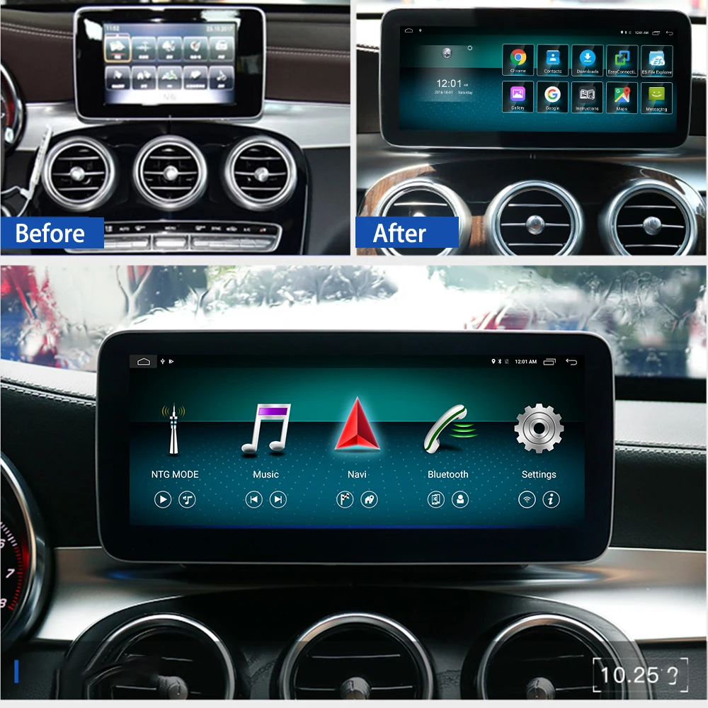 ZJCGO автомобильный мультимедийный плеер стерео GPS Радио Навигация Android экран для