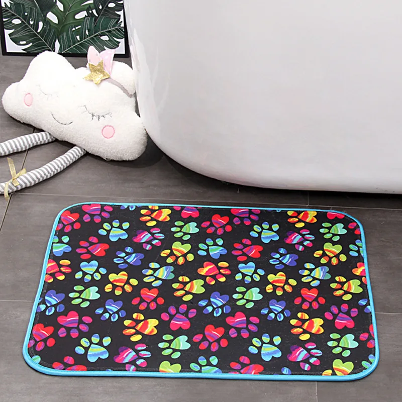 

62*43cm Water Absorption Rug Bathroom Mat Cartoon Memory Foam Bath Mat Set Kitchen Door Floor Mat Carpet for Toilet Non Slip