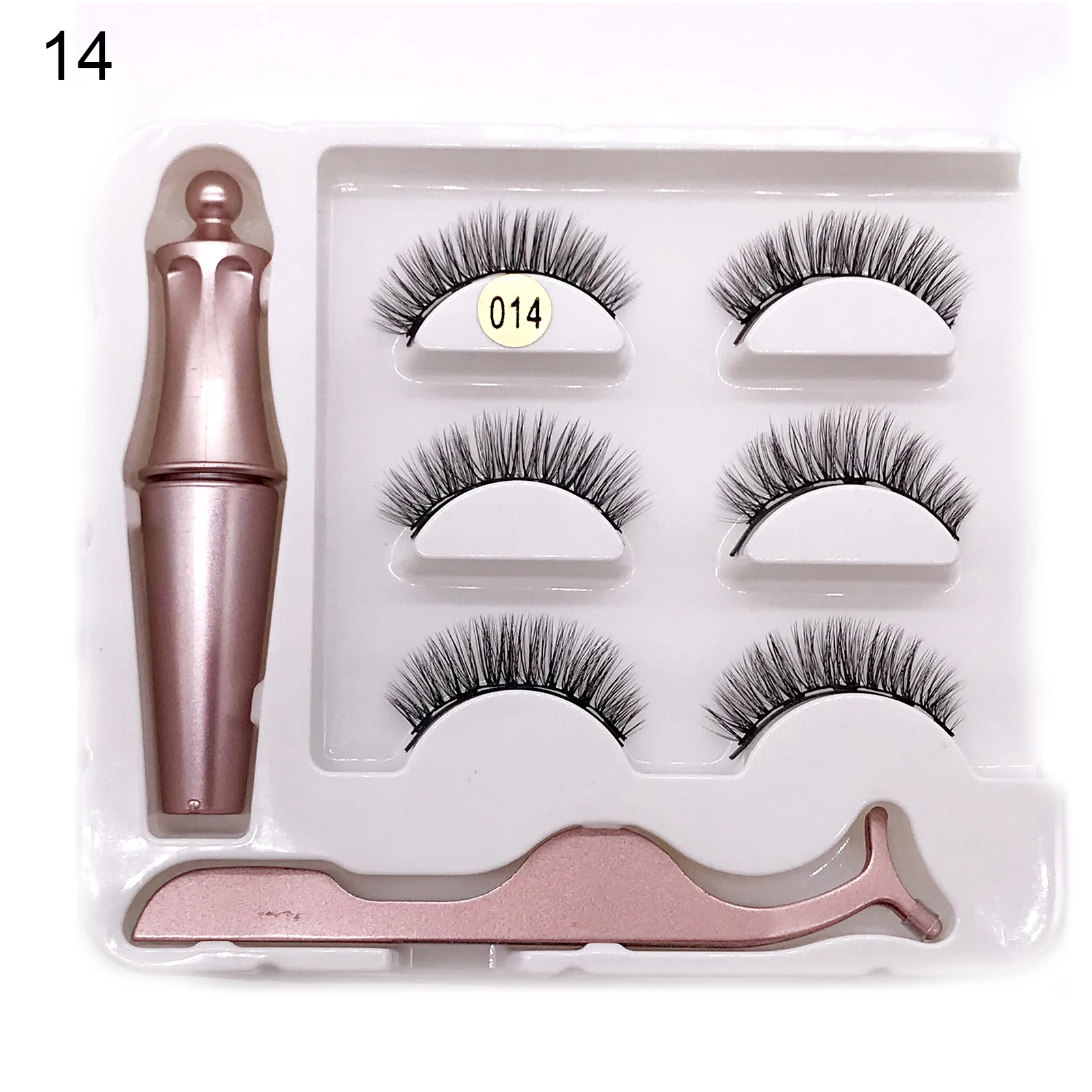 

3 Pairs 3D Magnetic Lashes Natural Thick False Eyelashes Extension Makeup Tools Fake Lashes Eyelash Makeup Tool