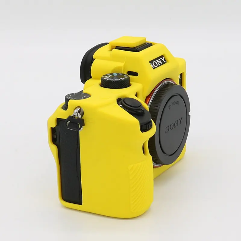 Силиконовая кожа брони чехол корпус протектор для sony A6300/A6400 A7R III/A7M3 A7RM3/A9 ILCE-9/A7R IV A7RM4/A7 II A7M2