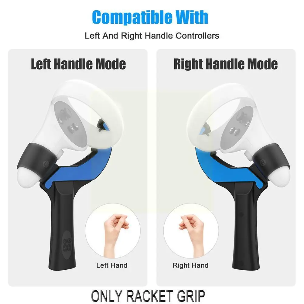 

Grip Handle for Oculus Quest 2 Table Tennis Paddle Controllers Playing Eleven Table Tennis VR Game L4Z5