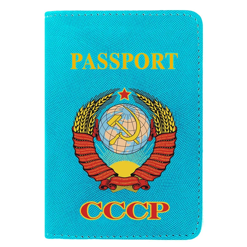 

Женский Обложка для паспорта с принтом серпа и молота