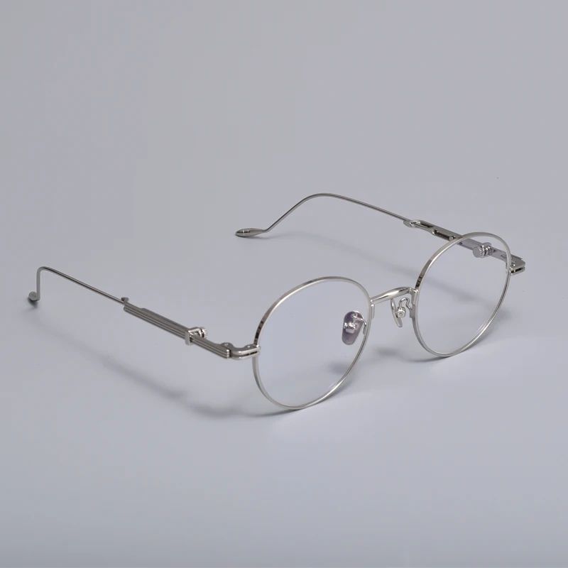 

GM With clip Prescription Eyeglasses Frame men Women Round Myopia Optical Gentle Diplo-the cub 032 Glasses Frame