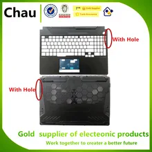 Chau New For ASUS A15 F15 FA506 FX506HM Upper Case Palmrest Cover / Bottom Base Case