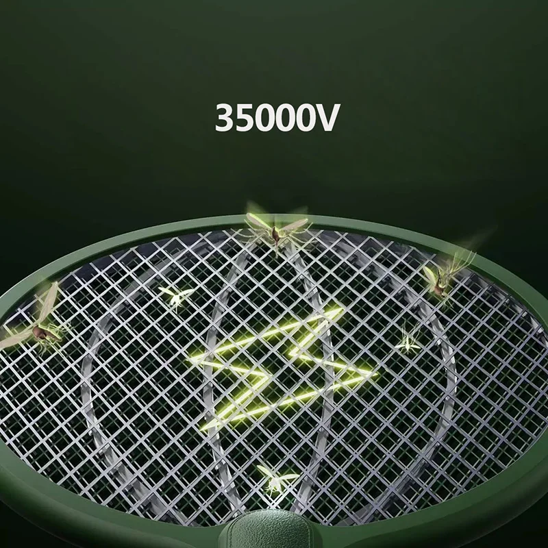 

Youpin Qualitell Electric Mosquito Swatter USB Charging LED Handheld Fly Swatter Summer Anti Mosquito Bug Three-layer Protection