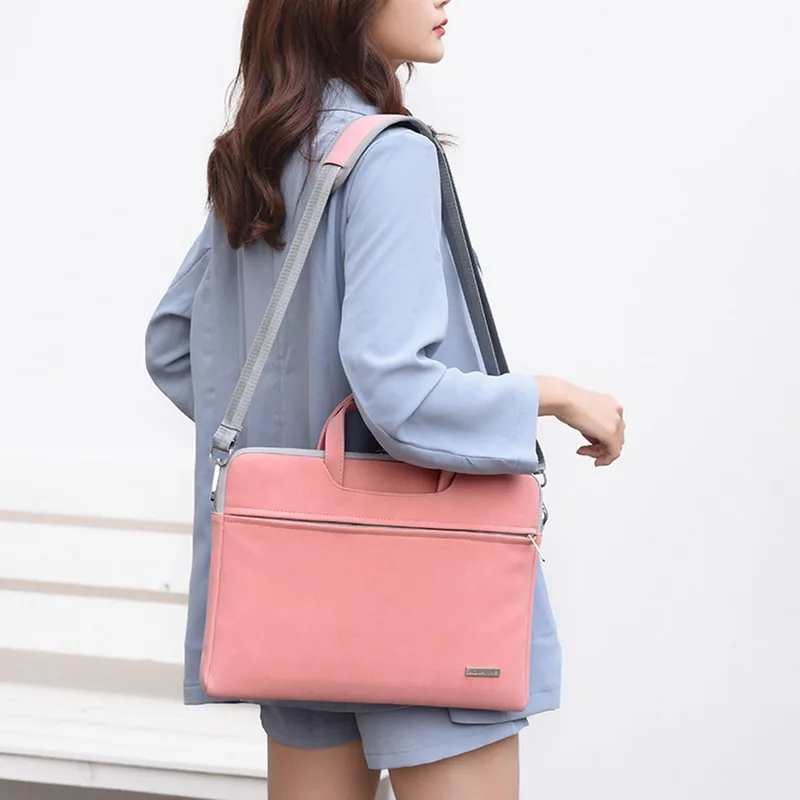 LOOZYKIT из искусственной кожи женская сумка для ноутбука чехол портфель Macbook Air 13 3 14