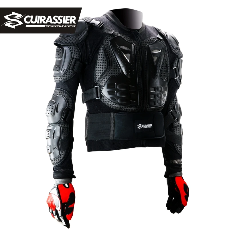 Enlarge CUIRASSIER AR01 Motorcycle Armor Protector Body Support Bandage MX Guard Brace Protective Gears Chest Ski Reflective Protection
