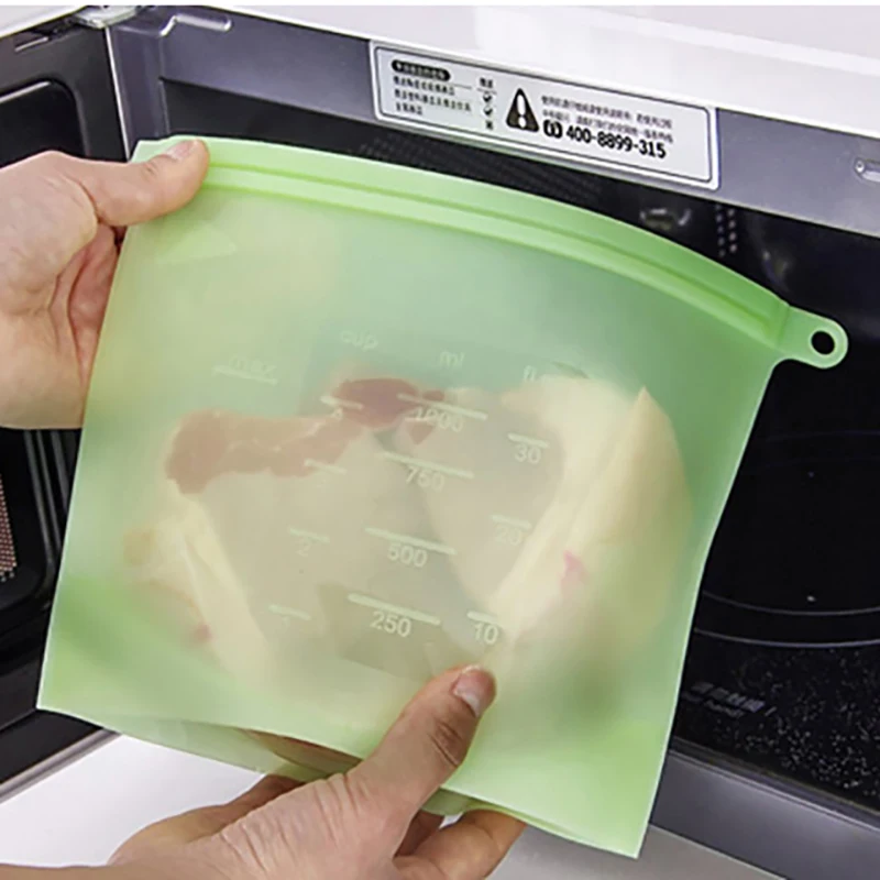 ONEUP Ланч-бокс многоразовый силиконовый сохраняющий свежесть пакет герметичные