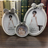 2020 photo frame decoration frame pearl photo frame painting picture frame photo display stand home decorationdiamond pearl tilt