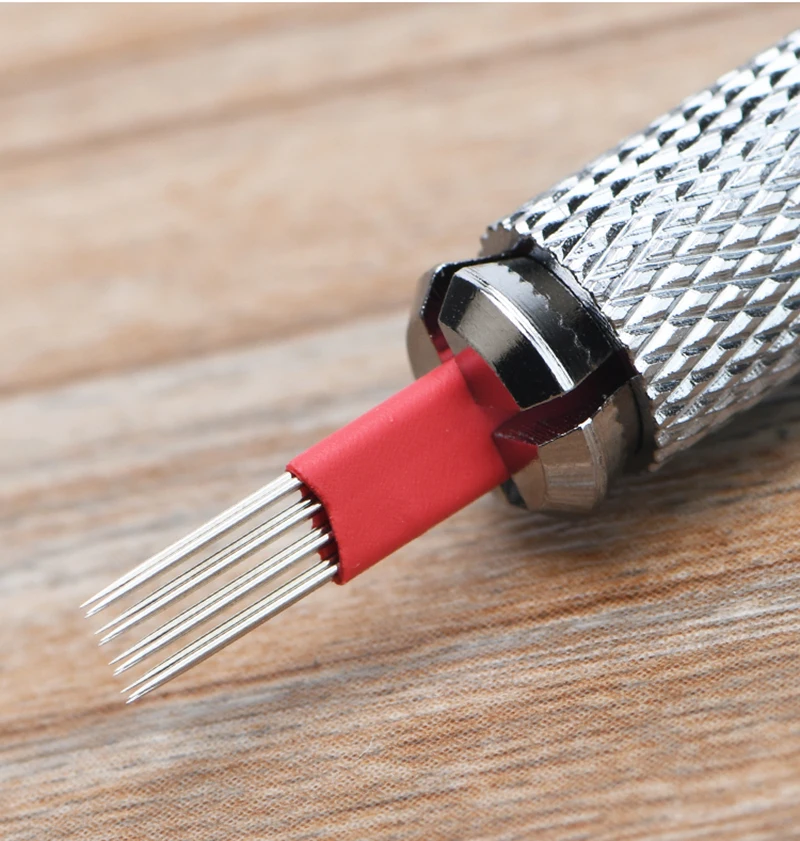 Иглы круглые для перманентного макияжа бровей 4x3 100 шт.