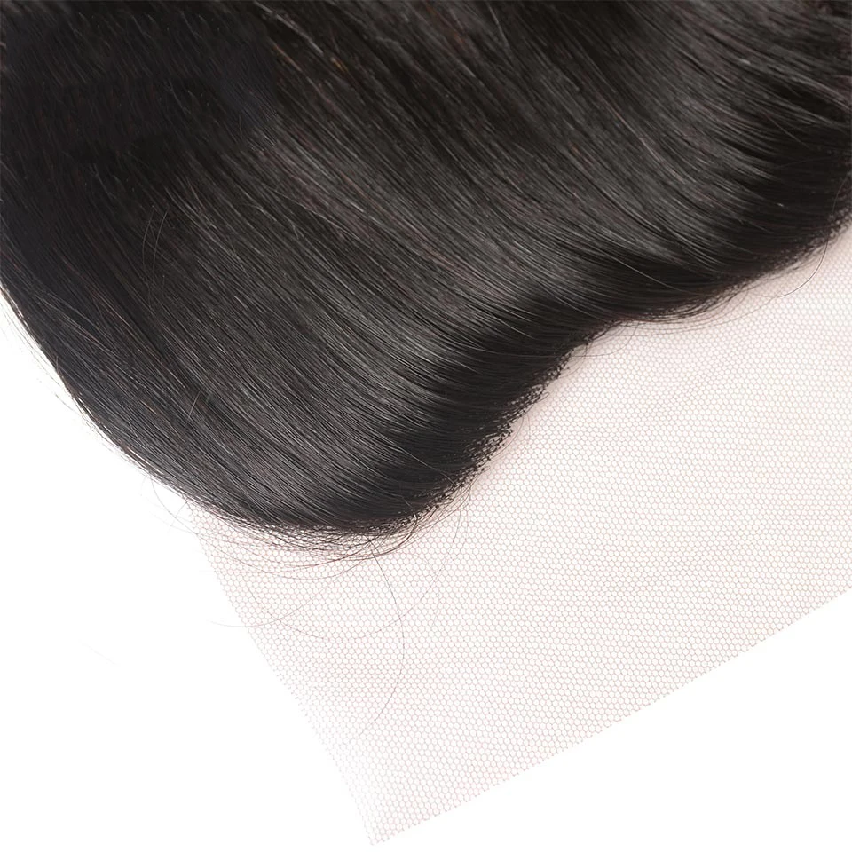 Salonchat бразильские волнистые фронтальные HD швейцарские Человеческие волосы Remy