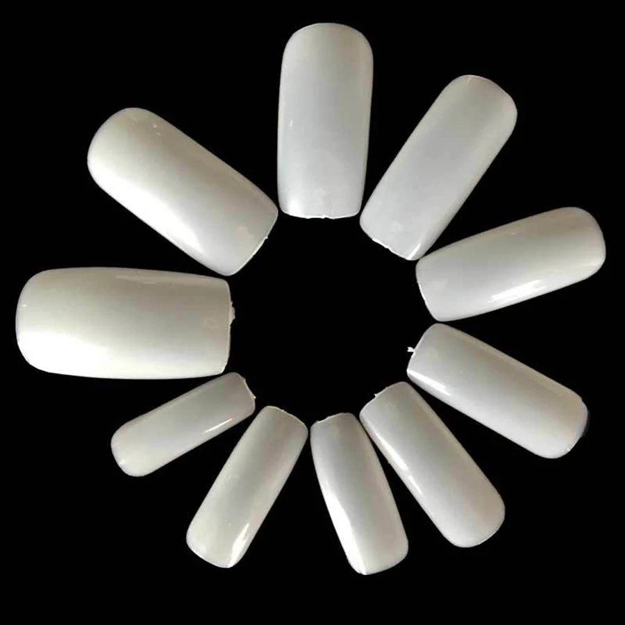 

500pcs/Box False Nail Tips Acrylic UV Gel Manicure Tip Super Thin Traceless Nail DIY Decoration