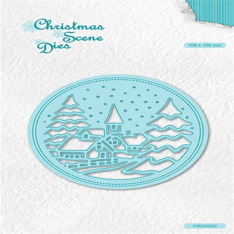 Metal ChristmasTree And House Cutting Dies For Scrapbooking Paper Craft Handmade Card Album Punch Art Cutter 2021 New No Stamps