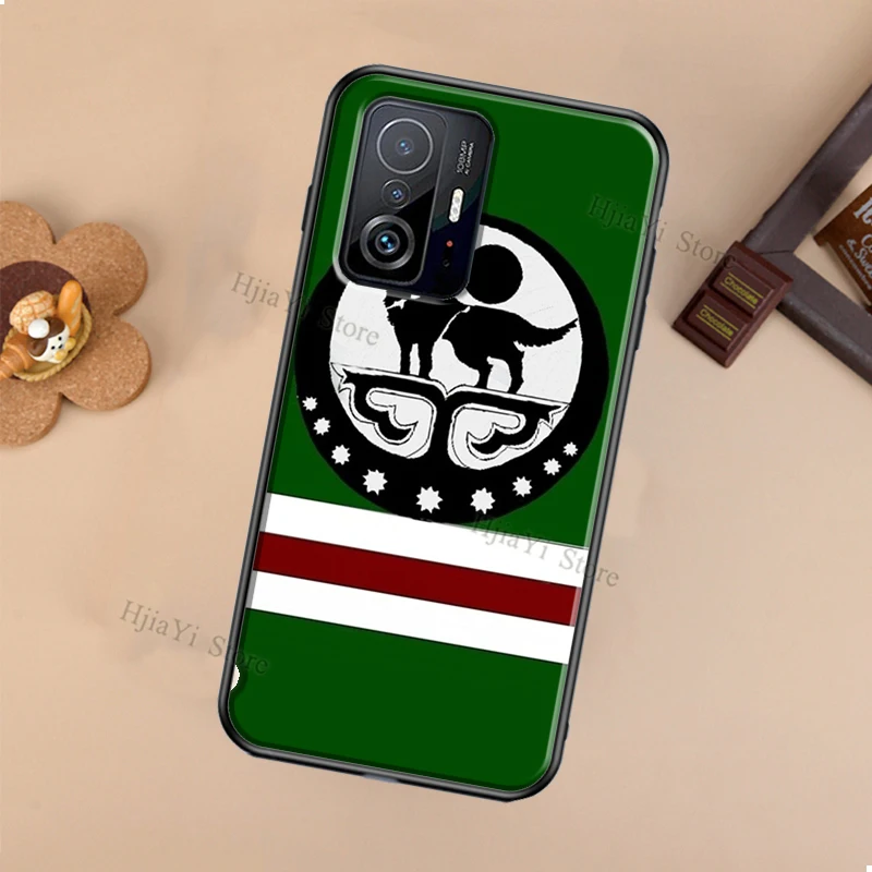 Чехол с чеченским флагом волка для Xiaomi Mi 11 Lite Ultra 9T 10T 11T Pro задняя крышка телефона