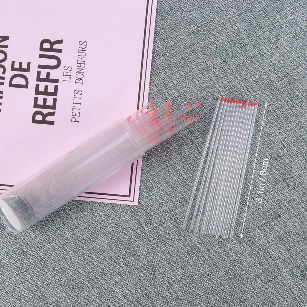 

100 in 1 75mm Capillary Tube Micro Hematocrit Tubing Melting Tube Sample Supply