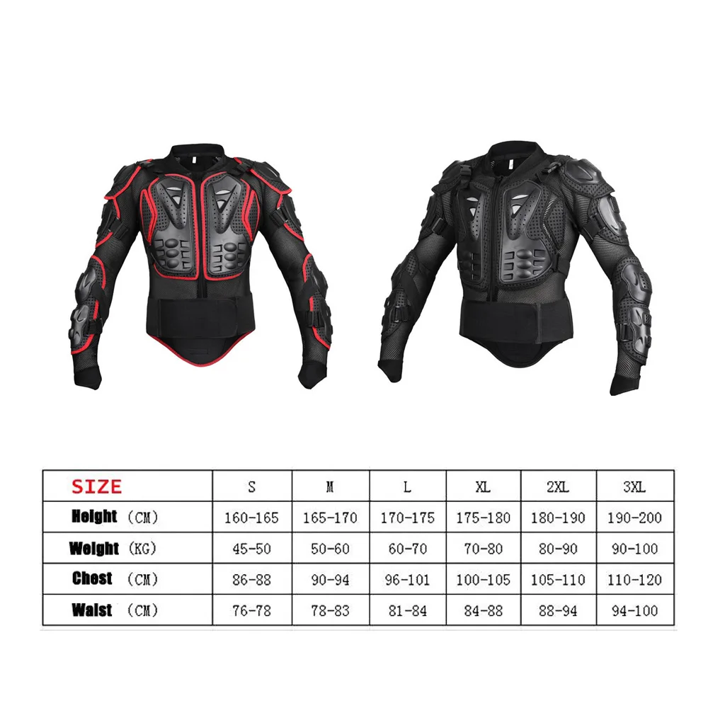 

Motorcycle Armor Protection Motocross Clothing Protector Motocross Motorbike Body Armor Jacket Protective Gear