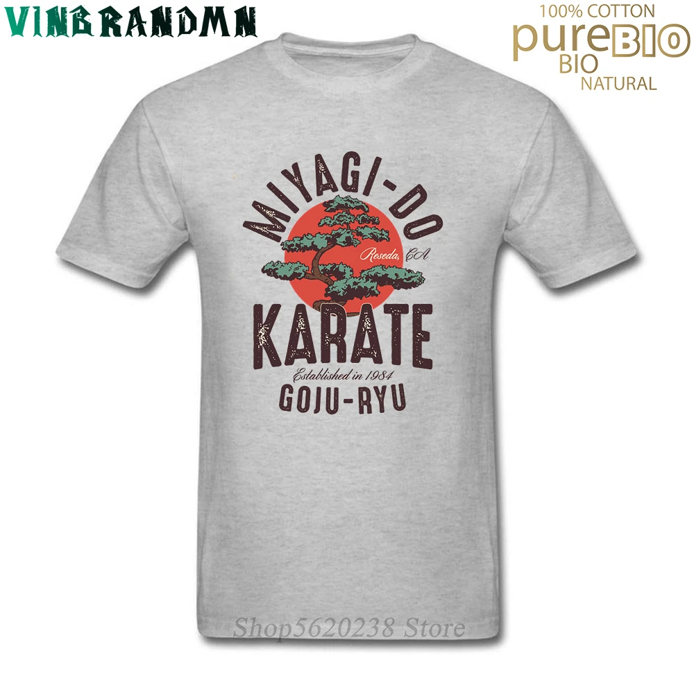 Футболка мужская Винтажная с принтом кобры Кай топ японским мигаги до карате