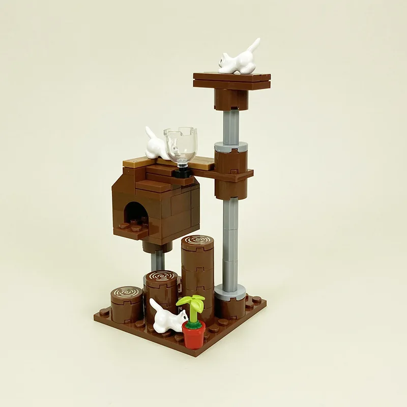 Детский конструктор кошачий дом