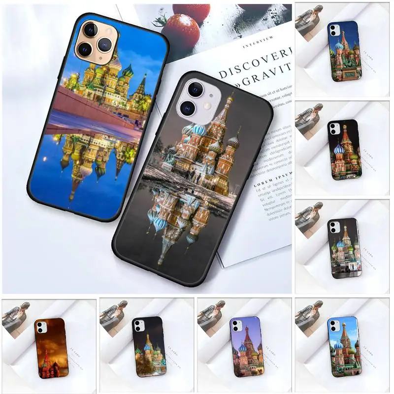 

Russia Saint Basil's Cathedral Phone Case For iPhone 12 Mini 11 Pro XS Max X XR 7 8 Plus