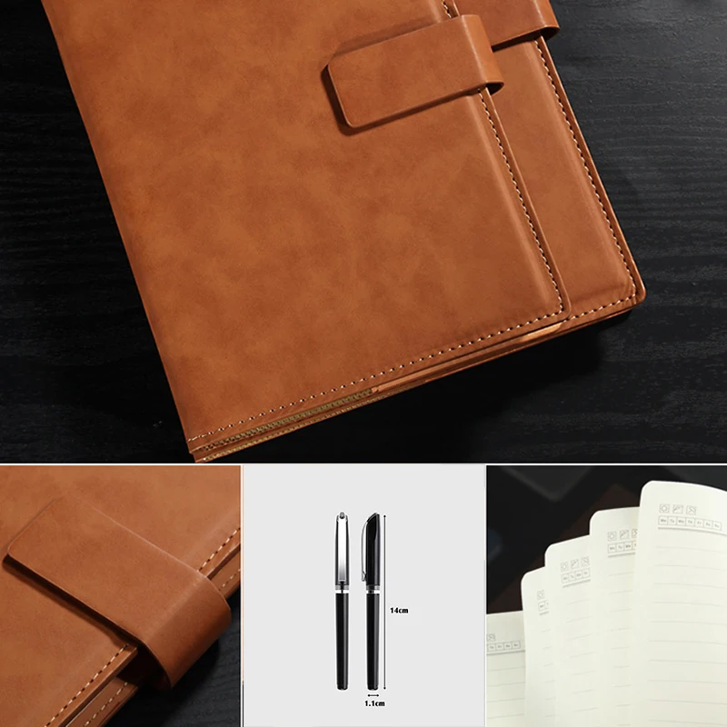 Еженедельник для путешествий A5/B5 2020 роскошный бизнес дневник из искусственной