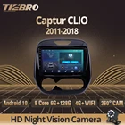 Автомагнитола 2DIN Android 10 для Renault Captur CLIO 2011-2018, Авторадио, GPS-навигация, стереоприемник, автомобильный мультимедийный плеер IGO