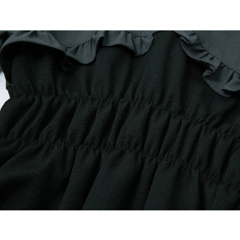 

Women Blouses And Shirts For Ladies Elegant High Waist Slim Elastic Lantern Long Sleeve Buttons Tops Office Ladies Causal Blusas