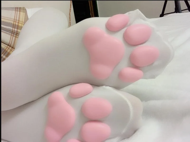 Cosplay&ware Over Knee Kawaii 3d Cat Pad Kitten Paw Socks Girl Lolita Cosplay Velvet Leggings Overknee Thigh High Long Stockings 60cm -Zentai shop online H2e432cab22e34f45801879684c39db8fN.jpg