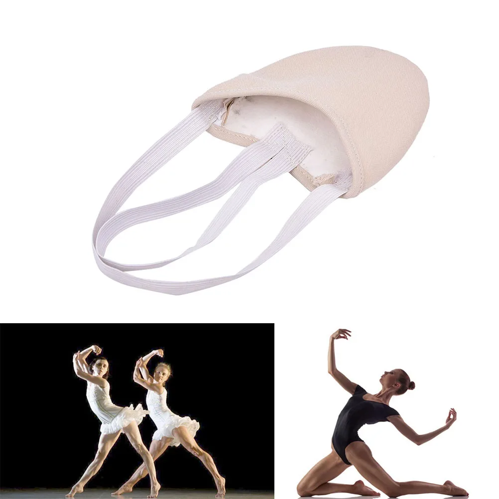 Child Adult Gymnastics Skin Sole Shoes Dancing Dance Pads Insoles Half Length Rhythmic Gymnastic Roupa Ginastica | Спорт и