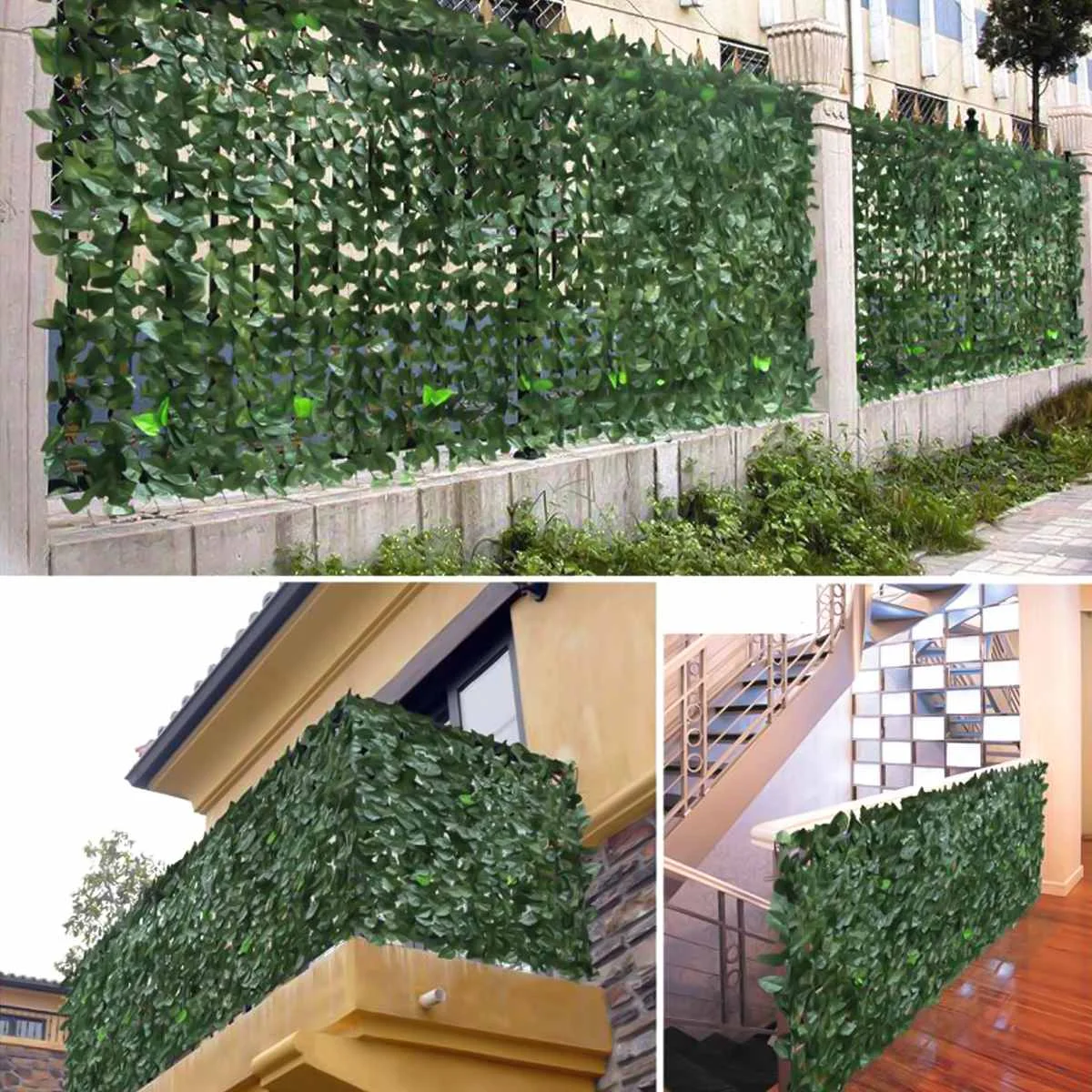 

Ограждение из искусственных листьев 1x3 м, рулонная стена, ландшафтный дизайн, ограждение, экран для улицы, сада, заднего двора, балкона