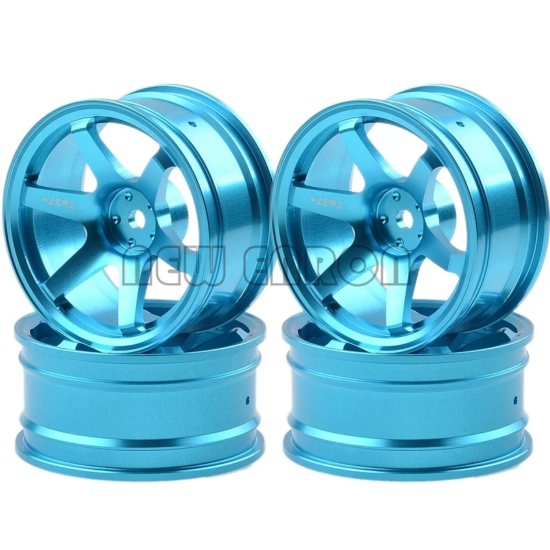 ENRON 4P АЛЮМИНИЕВЫЙ 6 спиц 52 мм колесные диски для RC 1/10 на дороге Drift Traxxas HSP Tamiya HPI Kyosho RedCat SAKURA