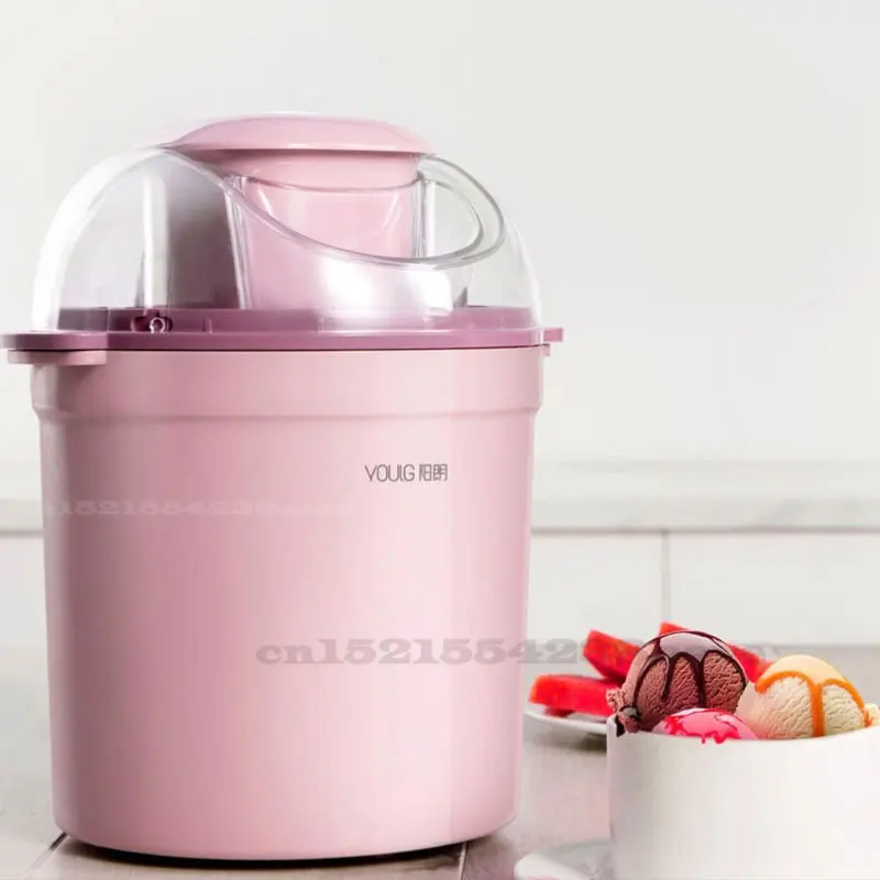 800ML Home Ice Cream Machine Triple Freezing System Low Noise Yogurt Ice Cream Machine Homemade Fruit Mini Dessert Machine