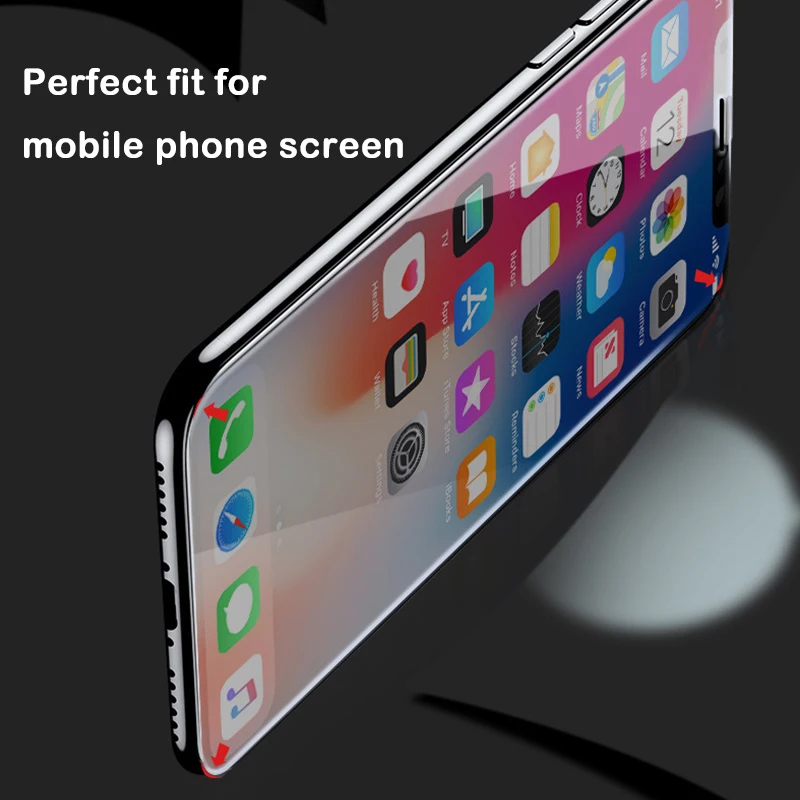 

Fashion HD Tempered Protective Glass on the For iPhone 11 Pro 6s 7 8 X XS Max XR 10D Full Coverage Glass Screen Protectors Film