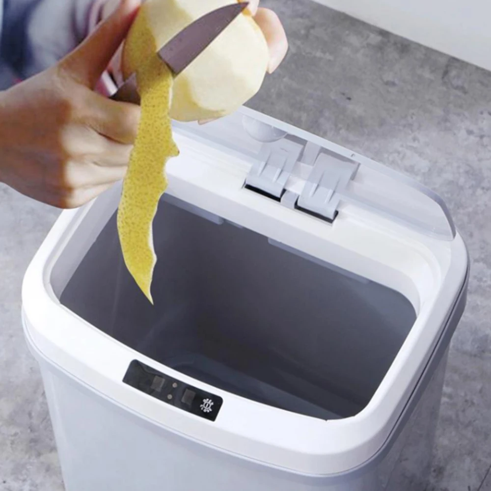 Автоматическая Индукционная мусорная корзина инфракрасный умный Бесконтактный