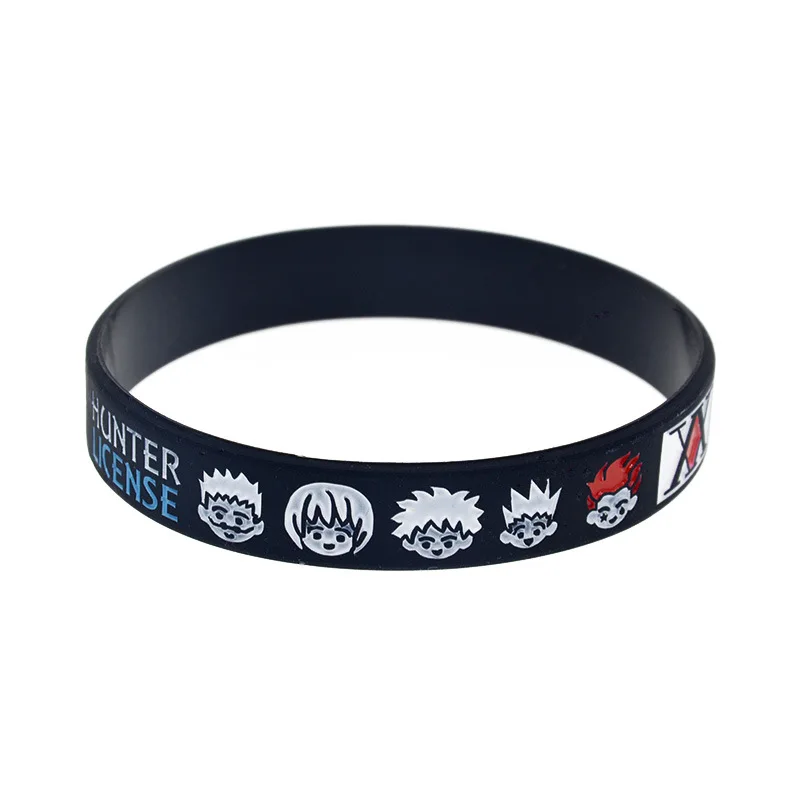 

Anime Hunter X Hunter Sport Bracelet Hunter License Card GING FREECSS Cartoon Hisoka Kurapika Killua Bangle Silicone Bracelet