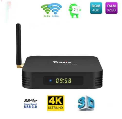 50 шт TX6 Смарт Android 9 0 ТВ коробка 4G 32G Allwinner H6 четырехъядерный 2 + 5G двойной Wifi BT 4 1