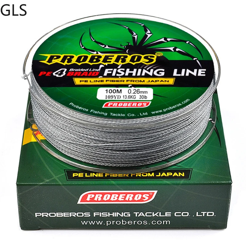 GLS 2023 New 100M Braided Fishing Line 6LB-100LB Japan PE Weave Multifilament Line Fishing Accessories PE fishing line